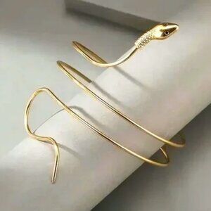 Snake Upper Arm Cuff Wrap Bracelet Boho Greek Godsess Armlet Egyptian Stylish